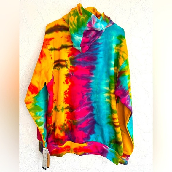 MENS THUNDERCATS LOGO RAINBOW SWIRL HOODIE MV SPORT SIZE XL RARE NEW WITH TAG - Picture 2 of 7